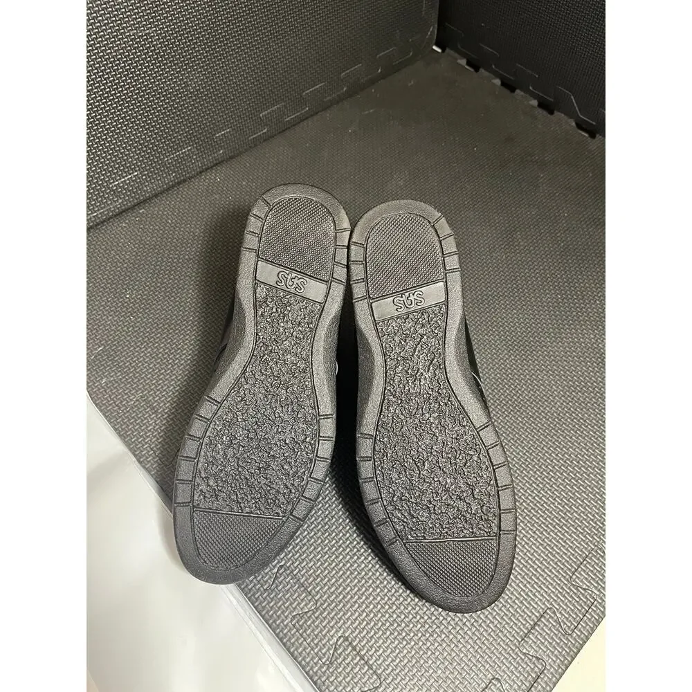 SAS Women's Me Too Black‎ Active Walking Shoes Hook and Loop Black Size 8 Narrow